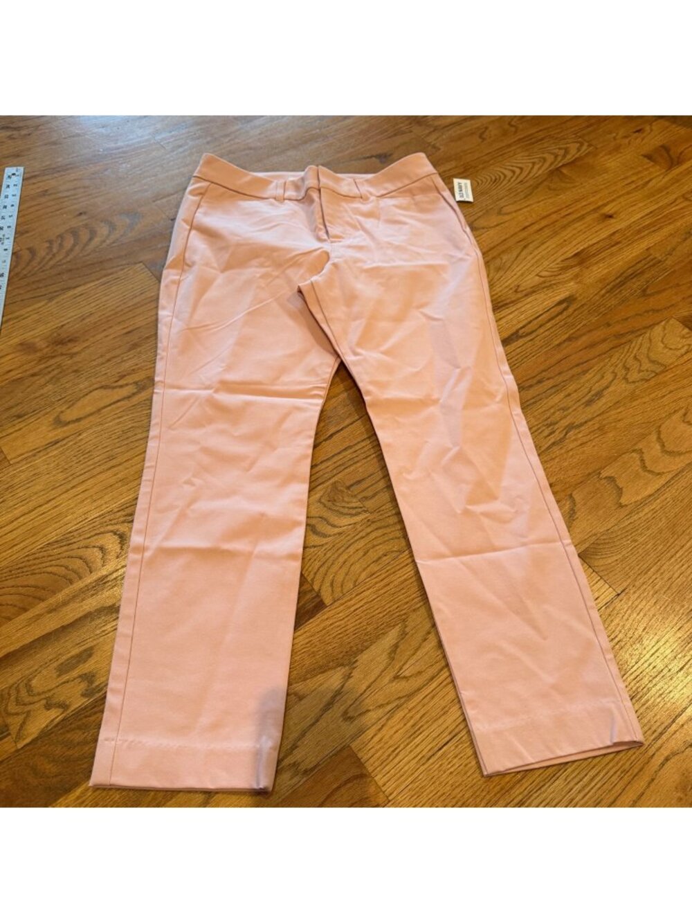 OLD NAVY WOMENS LIGHT PINK PIXIE PANTS SKINNY NEW 10 PETITE HIGH RISE